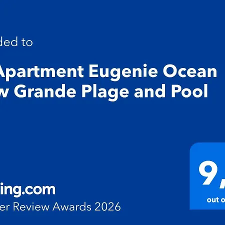 T2 Eugenie Ocean View Grande And Pool Apartman Biarritz